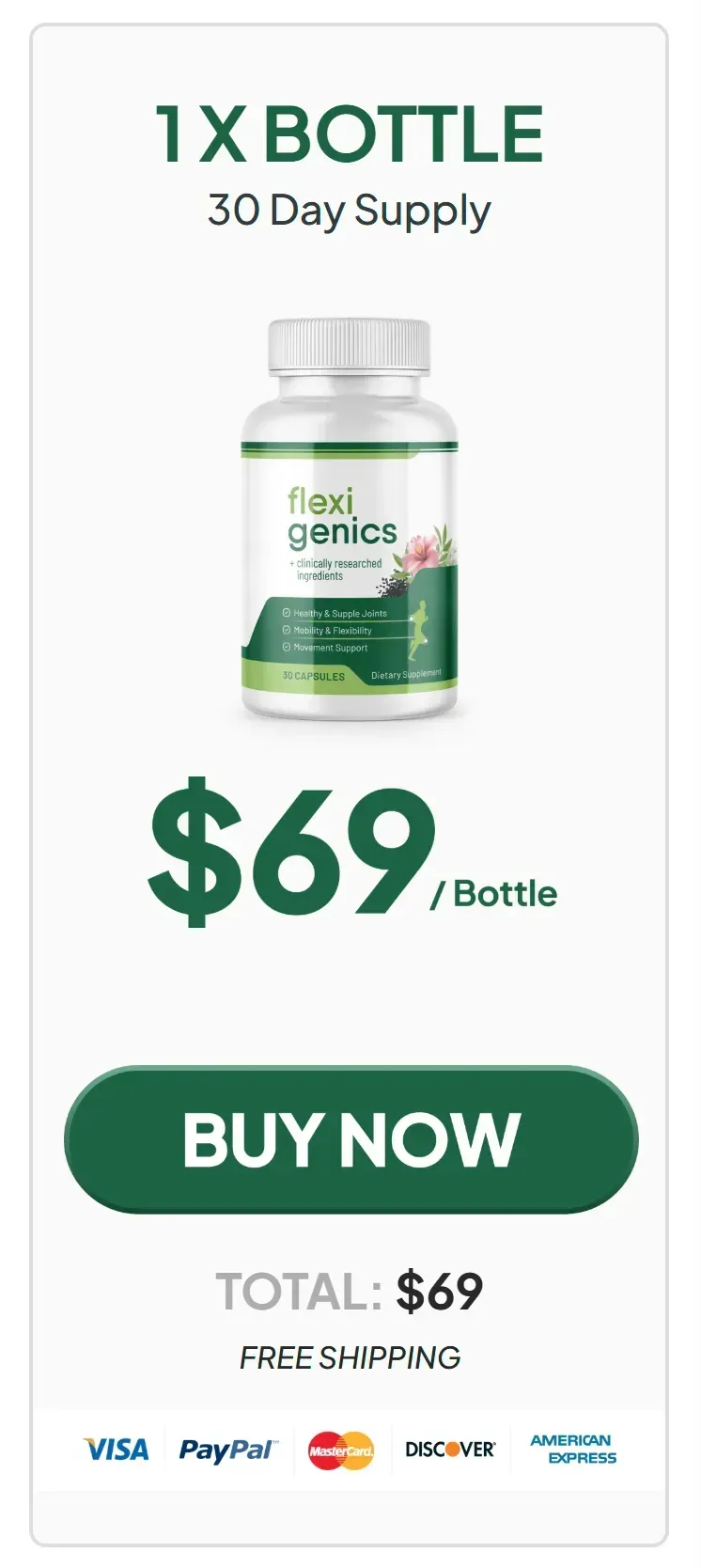Flexigenics offer price